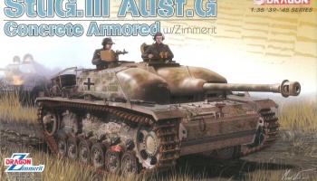 StuG.III Ausf.G Concrete Armored w/Zimmerit (1:35) - Dragon