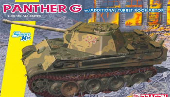 Model Kit tank 6897 - Panther Ausf.G Late Production w/Add-on Anti-Aircraft Armor (1:35)