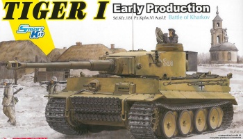 Model Kit tank 6950 - Tiger I Early Production Battle of Kharkov (Smart Kit) (1:35)