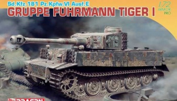 Model Kit tank 7368 - Sd.Kfz.181 Pz.Kfpw.VI Ausf.E Gruppe Fehrmann Tiger I (1:72) - Dragon