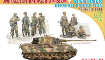 3rd Fallschirmjäger Division + Kingtiger Henschel Turret (1:72) - Dragon