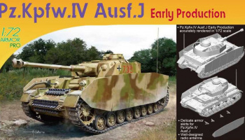Pz.Kpfw.IV Ausf.J Early Production (1:72) – Dragon