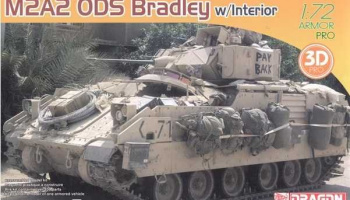 M2A2 ODS BRADLEY w/INTERIOR (1:72) Model Kit tank 7414 - Dragon