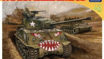 Model Kit tank 7570 - M4A3E8 SHERMAN Korean War (70th Anniversary) (1:72)