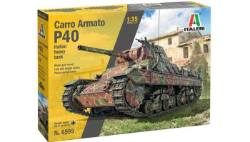 CARRO ARMATO P 40 (1:35) Model Kit tank PRM edice 6599 - Italeri
