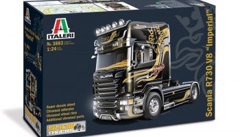 SCANIA R V8 TOPLINE " IMPERIAL" (1:24) Model Kit Truck 3883 - Italeri