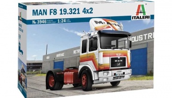 MAN F8 19.321 4x2 (1:24) Model Kit truck 3946 - Italeri