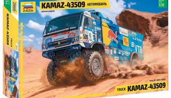 Kamaz rallye truck (1:35) Model Kit trucku 3657 - Zvezda