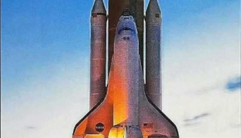 Model Kit vesmír 11023 - Space Shuttle w/Crawler-Transporter (1:400) - Dragon