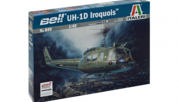 Model Kit vrtulník 0849 - UH-1D "SLICK" (1:48) - Italeri