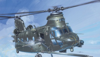 Model Kit vrtulník 1218 - MH-47 E SOA CHINOOK TM (1:72) - Italeri