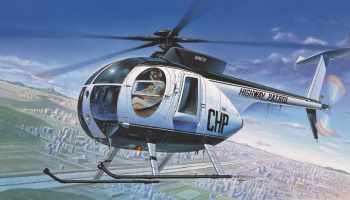 Model Kit vrtulník 12249 - HUGHES 500D POLICE HELICOPTER (1:48) - Academy
