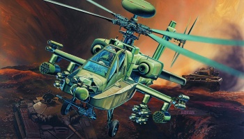 Model Kit vrtulník 12268 - AH-64D LONGBOW (1:48) - Academy