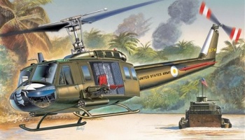 Model Kit vrtulník 1247 - UH-1D IROQUOIS (1:72) - Italeri