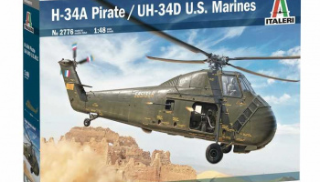 Model Kit vrtulník 2776 - H-34A Pirate /UH-34D U.S. Marines (1:48) - Italeri