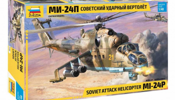 MIL Mi-24P Russ.Attack Helicopter (1:48) - Zvezda