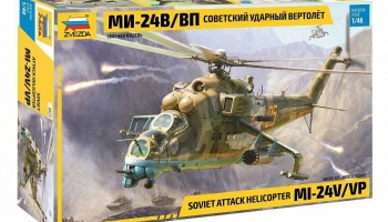 Model Kit vrtulník 4823 - MIL-Mi 24 V/VP (1:48) - Zvezda