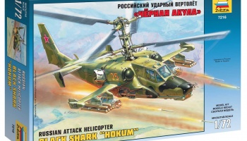 Model Kit vrtulník 7216 - Russian Attack Helicopter "Hokum" (re-release) (1:72)