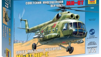 Model Kit vrtulník 7230 - MIL MI-8T Soviet Helicopter (1:72)