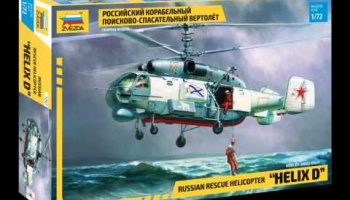 KA-27 Rescue Helicopter (RR) (1:72) Model Kit 7247 - Zvezda