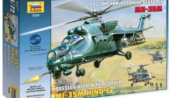 Model Kit vrtulník 7276 - Mil MI-35M HIND E (1:72)