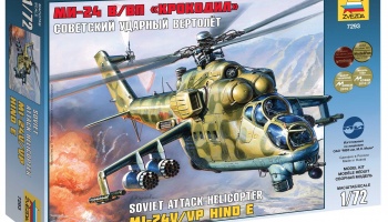 Model Kit vrtulník - MIL MI-24V/VP Hind E 1/72 - Italeri