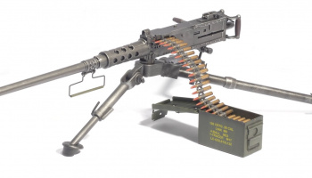 Model Kit zbraň 75012 - M2 .50cal BROWNING MACHINE GUN w/TRIPOD (1:6) - Dragon