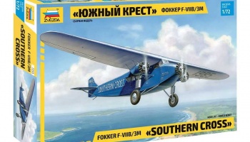 Fokker F-VII Trimotor (1:72) Model kit letadlo 7233 - Zvezda