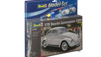 ModelSet auto 67083 - VW Beetle Limousine 68 (1:24) - Revell