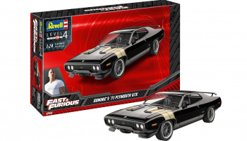 ModelSet auto 67692 - Fast & Furious - Dominics 1971 Plymouth GTX (1:24) - Revell