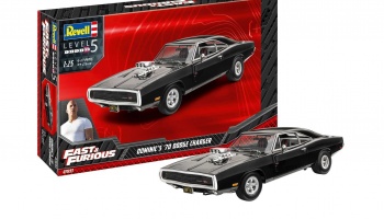 ModelSet auto 67693 - Fast & Furious - Dominics 1970 Dodge Charger (1:25) - Revell