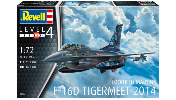 ModelSet letadlo 63844 -  Lockheed Martin F-16D Tigermeet 2014 (1:72) - Revell