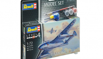 ModelSet letadlo 63934 - Vampire F Mk.3 (1:72)