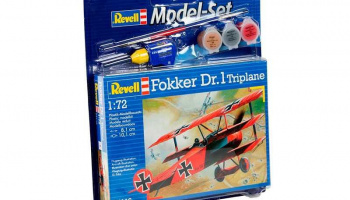 ModelSet letadlo 64116 - FOKKER DR.1Triplane (1:72)