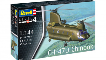 ModelSet vrtulník 63825 - CH-47D Chinook (1:144) - Revell