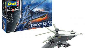 Model Set 63889 - Kamov Ka-58 Stealth (1:72) - Revell