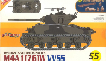 M4A1(76)W VVSS 1:35 Model kit 9155 - Dragon