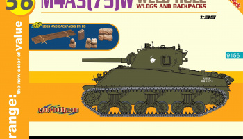 M4A3(75)W Welded Hull (1:35) Model kit 9156 - Dragon