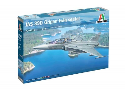 Mode Kit letadlo 91216 - JAS-39 Twin Seater (1:72) - Italeri