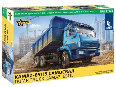 Model Kit auto 43006 - Kamaz Dump Truck (1:43) - Zvezda