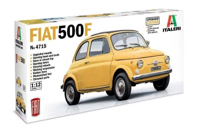 Model Kit auto 4715 - FIAT 500 F 1968 upgraded edition (1:12) - Italeri