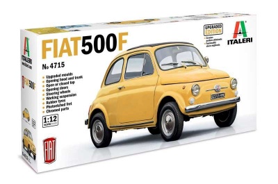 Model Kit auto 4715 - FIAT 500 F 1968 upgraded edition (1:12) - Italeri