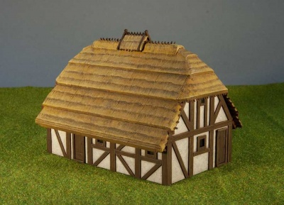Model Kit budova - Thatched Country House (1:72) - Zvezda