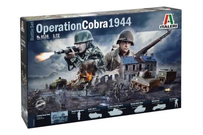 Model Kit diorama 6116 - OPERATION COBRA 1944 (1:72) – Italeri