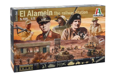 Model Kit diorama 6181 - EL ALAMEIN WAR - BATTLESET (1:72)