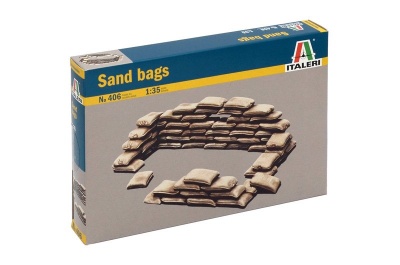 Model Kit doplňky 0406 - SANDBAGS (1:35) - Italeri