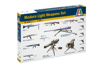 Model Kit doplňky 6421 - MODERN LIGHT WEAPON SET (1:35) - Italeri