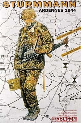 Model Kit figurky 1604 - STURMMANN (ARDENES 1944) (1:16) - Dragon