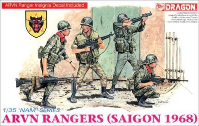 Model Kit figurky 3314 - ARVN RANGERS (SAIGON 1968) (1:35) - Dragon