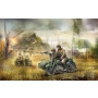 Model Kit figurky 3639 - Soviet WWII Motorcycle M-72 (1:35)